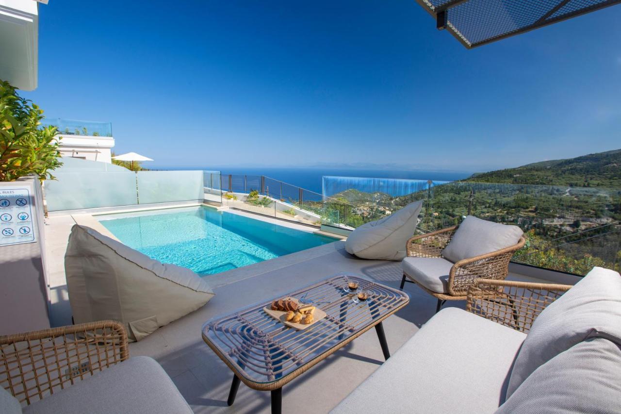 Inorato - Luxury Villa With Private Swimming Pool Kalamitsi  Luaran gambar